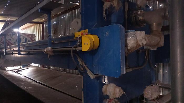 Used 500 CU. FT. MICRONICS FILTER PRESS - 2000 MM PLATES
