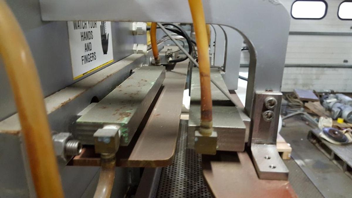 Used PAKSOURCE PSG MINI PMP POUCH FILLER/SEALER, LIQUID, STAINLESS STEEL