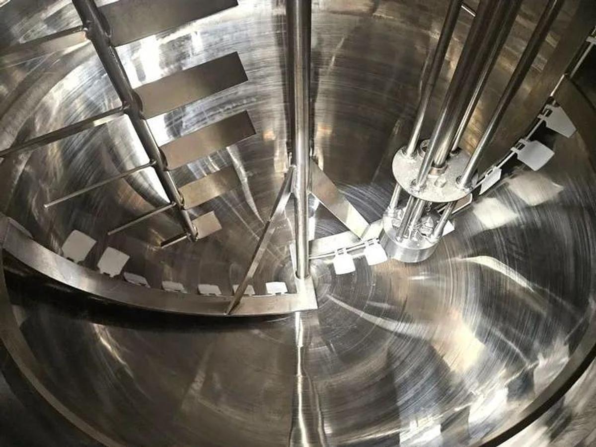 Used 750 GALLON LEE TRIPLE MOTION MIX KETTLE - S/S - 90 PSI