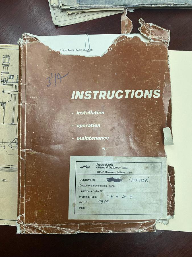 Used 2-7 LITER PRESSCO TURBO EMULSIFIER TRIPLE MOTION AGITATOR