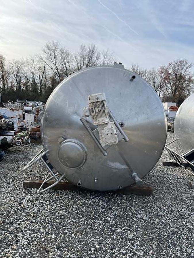 Used 1500 GALLON TANK MIX TANKS - SANITARY S/S (2)
