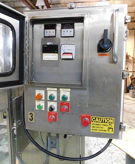 Used 5 CU. FT. GEMCO DOUBLE CONE LIQUID SOLID BLENDER MODEL L/s W/h.S.AGIT