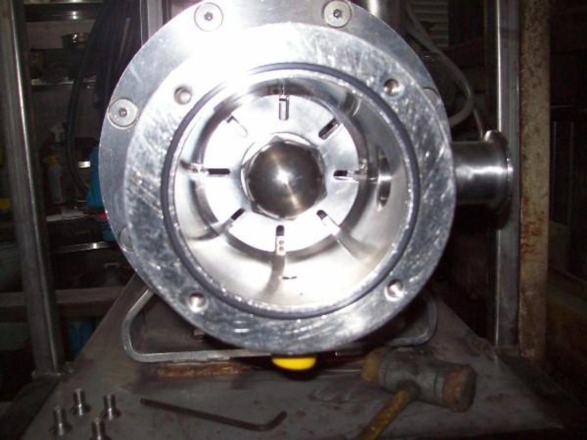 Used 30 HP HIGH SHEAR INLINE MIXER - SANITARY S/S