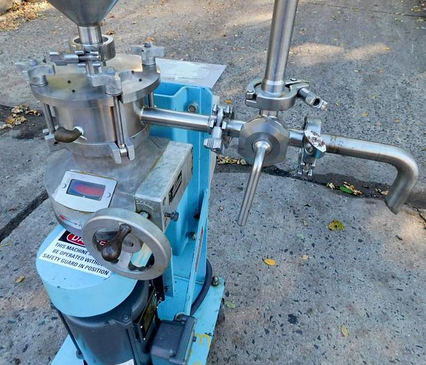 Used GREERCO VERTICAL COLLOID MILL - MODEL W-250-VB - ALL S/S