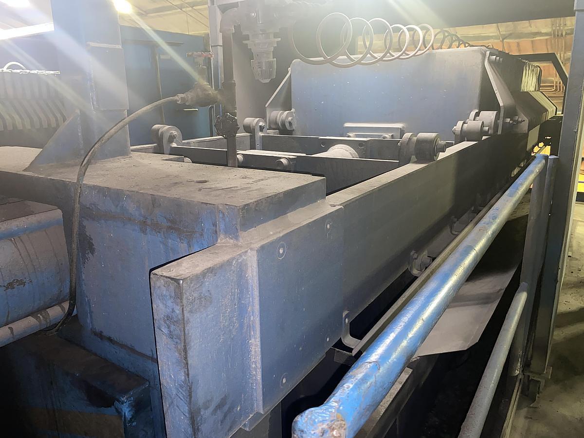 Used 40 CU. FT. US FILTER / JWI FILTER PRESS - 1000 MM - AUTOMATIC