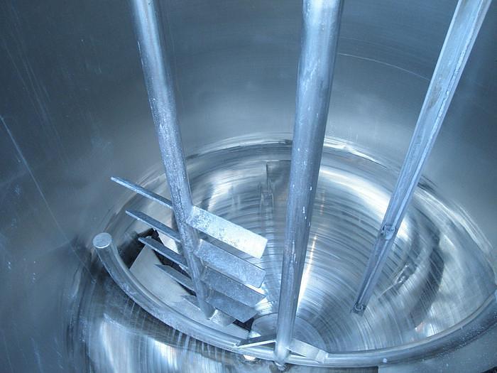 Used 750 GALLON GROEN KETTLE WITH DUAL AGITATION & SCRAPER S/S