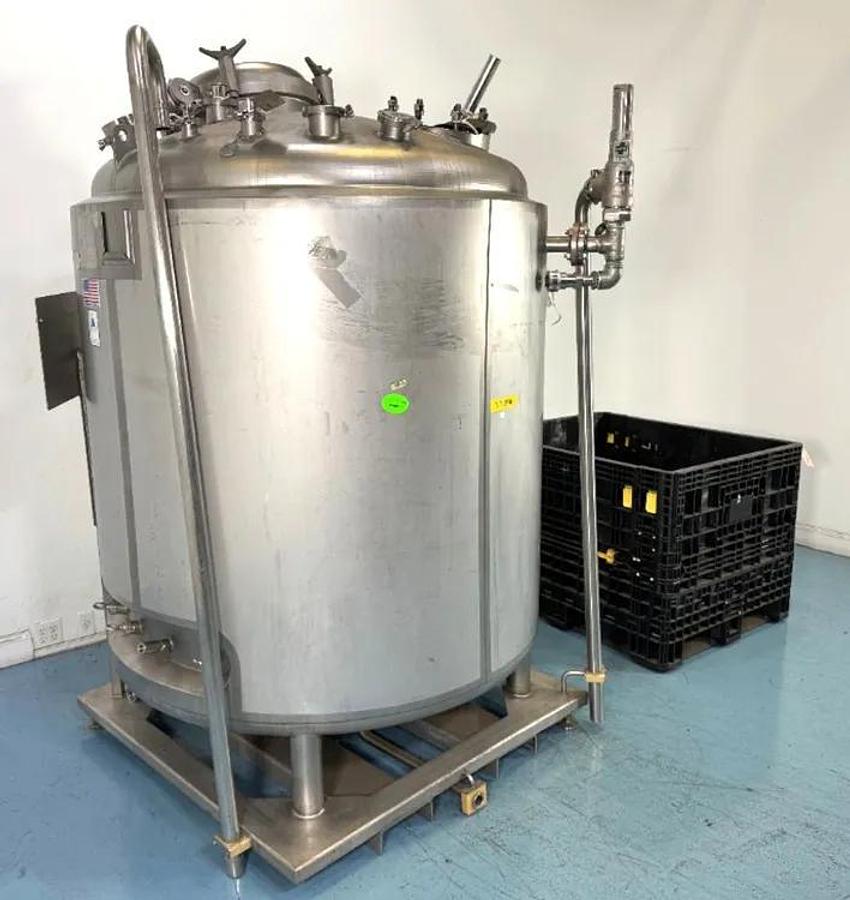 Used 528 GALLON (2000 LITER) PRECISION STAINLESS SANITARY REACTOR / FERMENTER