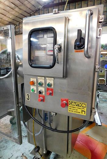 Used 5 CU. FT. GEMCO DOUBLE CONE LIQUID SOLID BLENDER MODEL L/s W/h.S.AGIT