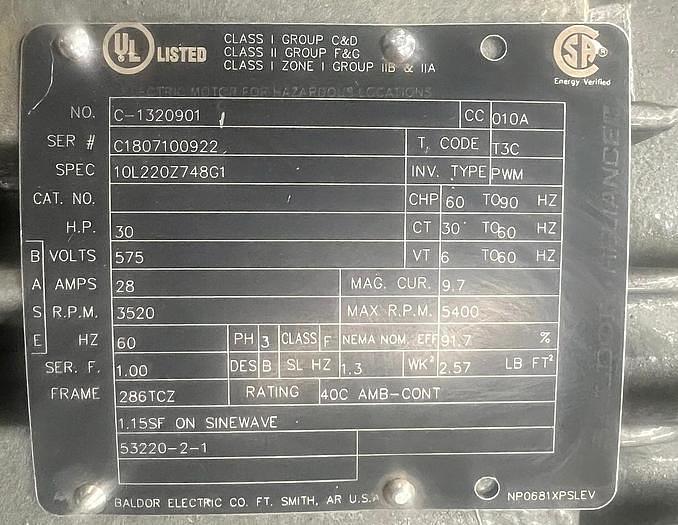 Used BEPEX RP-12 DISINTEGRATOR/HAMMER MILL 30 HP