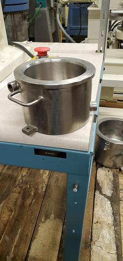 Used 1 PINT ROSS DOUBLE PLANETARY MIXER - S/S - JACKETED - LUCITE HOOD