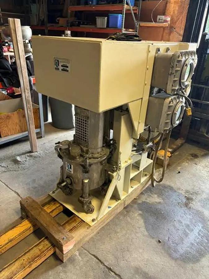 Used 3 GALLON ROSS DUAL SHAFT MIXER - S/S - JACKETED