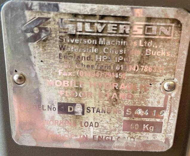 Used 3 HP SILVERSON HIGH SHEAR MIXER/EMULSIFIER - MODEL DX