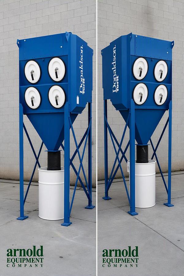 Refurbished DONALDSON-TORIT 2,000 CFM CARTRIDGE TYPE DUST COLLECTION SYSTEM - RECONDITIONED - MODEL DFO2-4