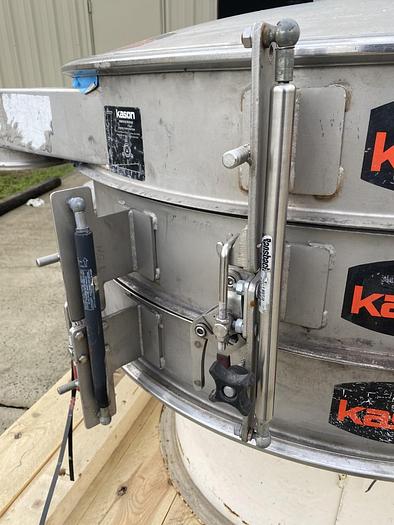 Used 48" KASON SCREENER - S/S - 2 DECK - 3 SPOUT - TOP COVER