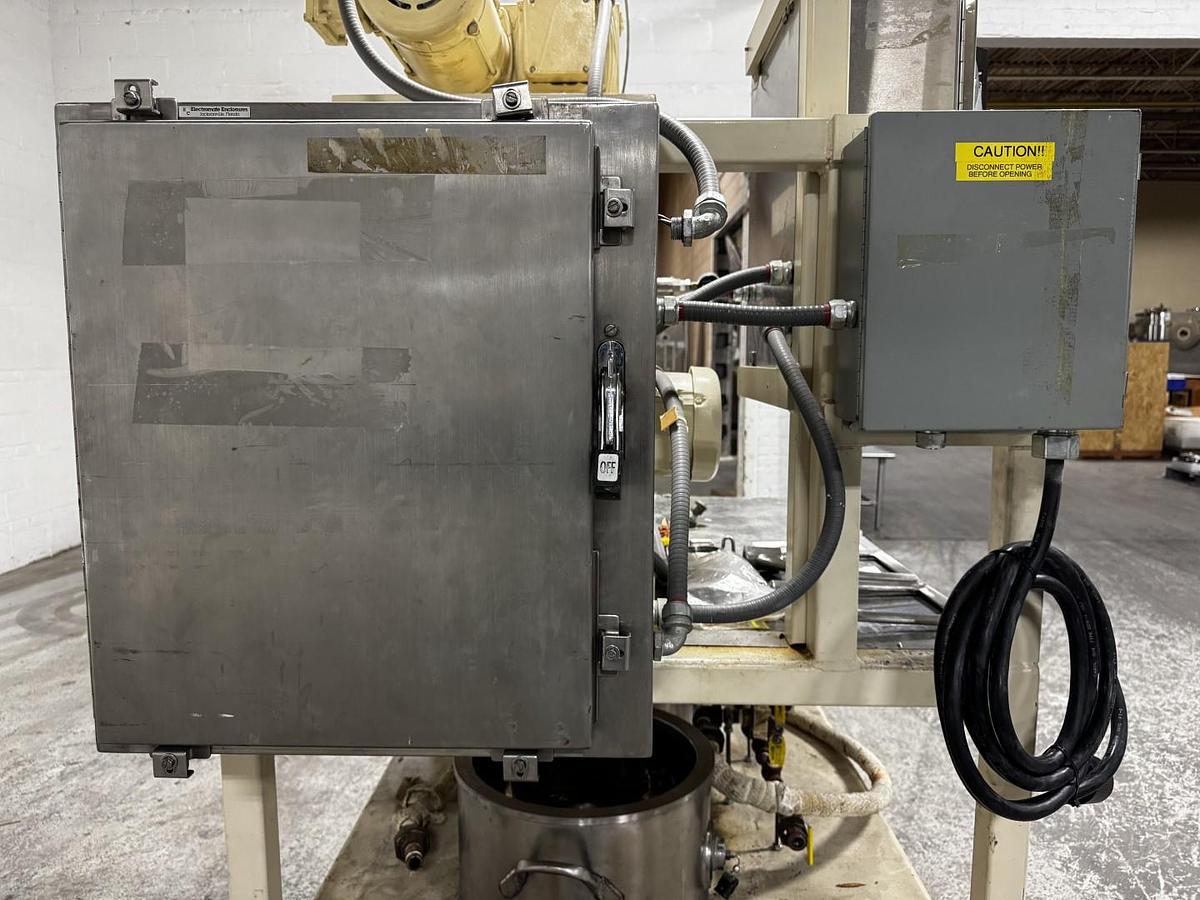 Used 4 GALLON ROSS DOUBLE PLANETARY MIXER - S/S - VACUUM - JACKETED