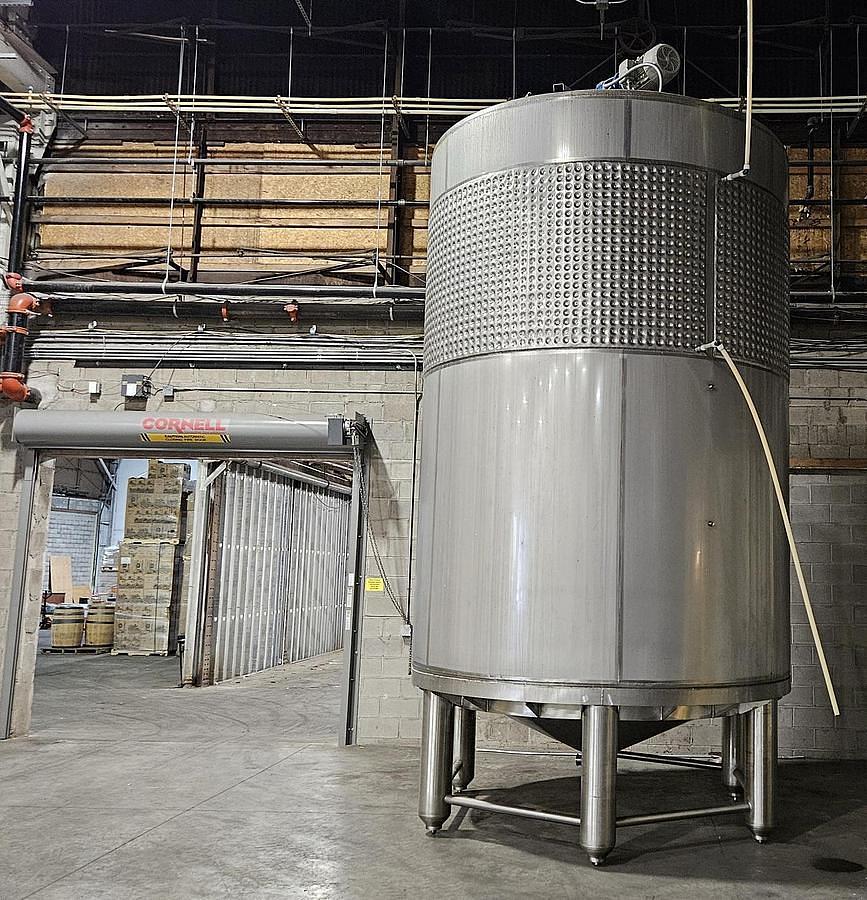 Used 6,000 GALLON CRIVELLER KOSHER FERMENTER TANKS - S/S - JACKETED (5)