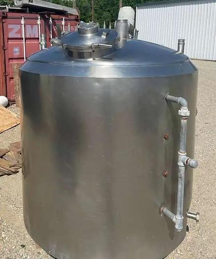 Used 700 GALLON MOJONNIER SANITARY MIX TANK - PROCESSOR JACKETED