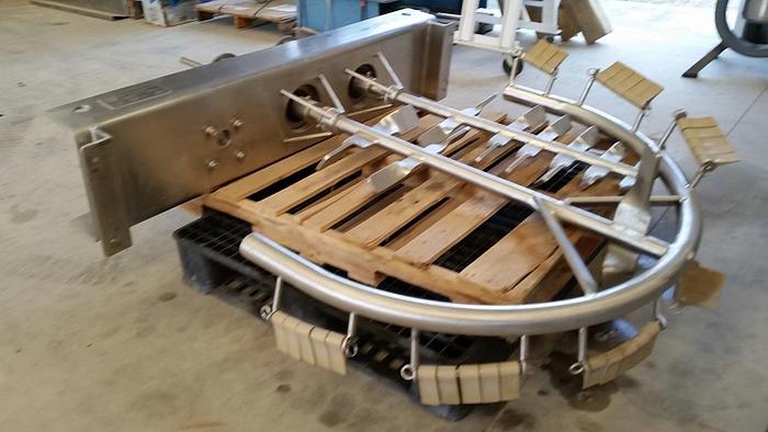 Used 350 GALLON HAMILTON SWEEP MIXERS WITH S/S SCRAPER BLADES