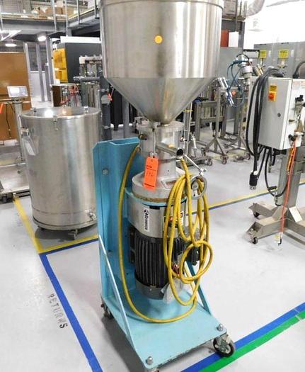 Used GREERCO VERTICAL COLLOID MILL - MODEL W-500-V - S/S W-500-V
