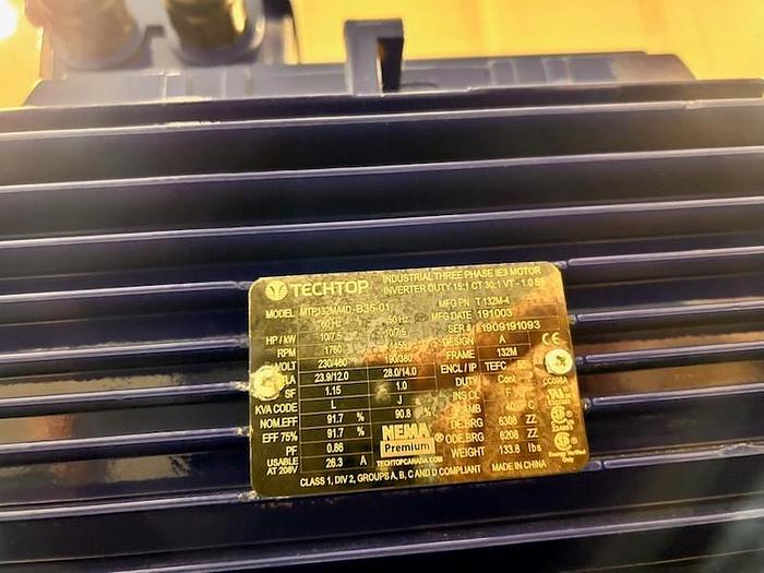 Used 20" x 11" SHRED-TECH SHREDDER WITH HOPPER