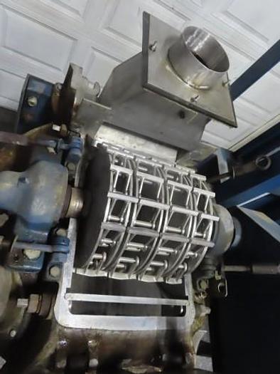 Used 50 HP MIKROPUL HOSAKAWA S/S  HAMMER MILL PULVERIZER 3 TH