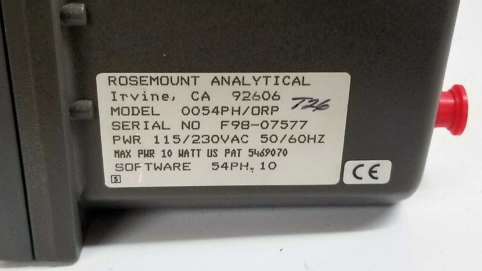 Used Rosemount 54e PH-ORP Analyzer - Controller