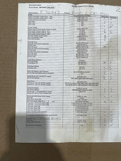 Used FANUC FANUC ARC MATE 120iB MIG WELDING CELL WITH LINCOLN 455M AND INDEX TABLE 5' X 8' RJ3iB CONTROL