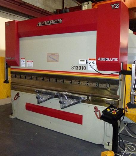 130 TON X 10', ACCURPRESS ABSOLUTE 313010, CNC PRESS BRAKE