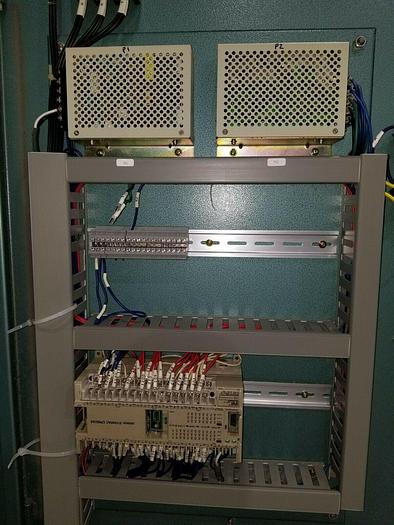 Used 60" DUSENBERY SINGLE KNIFE AUTOMATIC LOG SLITTER MAX DIAMETER 12"