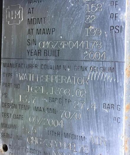 Usato Compressore elettrico, ATLAS COPCO modello ZF 110 Waterseperator