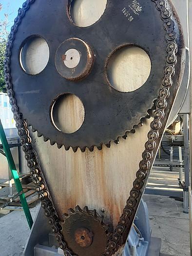 Used 100 CU. FT. DOUBLE RIBBON BLENDER - S/S - 50 HP