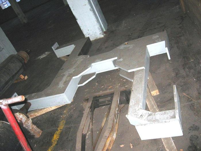 Used Sandy Hill  Second Plain Press, 26" Dia X 94" Face, 11 P&J Top Roll, 26" Dia X 94" Face, 12 P&J Bottom Roll, 1000 Pli.  Includes One New Fabricated Framework Piece To Replace The Rear Frame. #22937