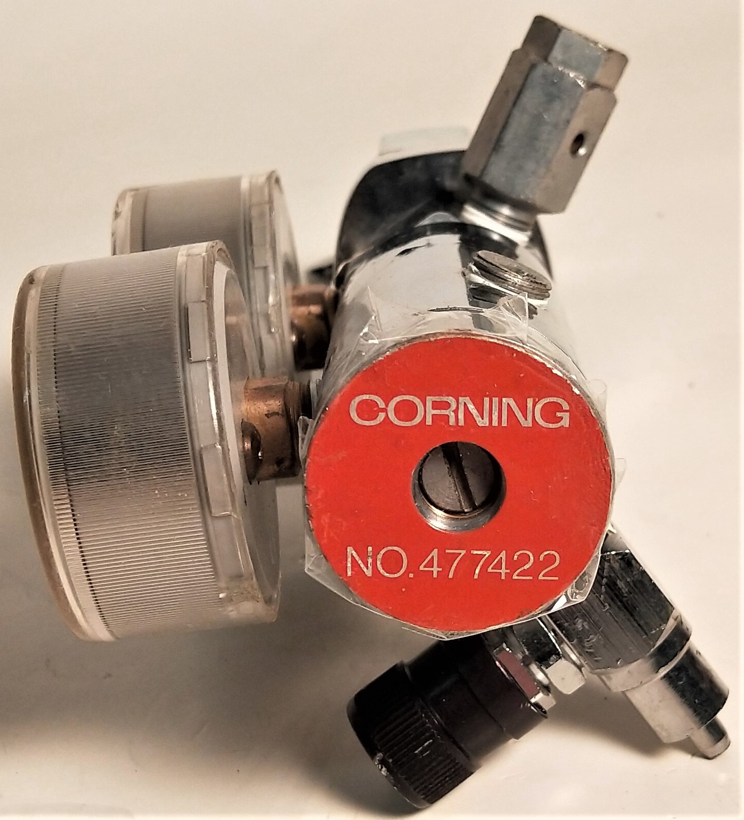 Used Corning 477422 Dual Stage Pressure Regulator