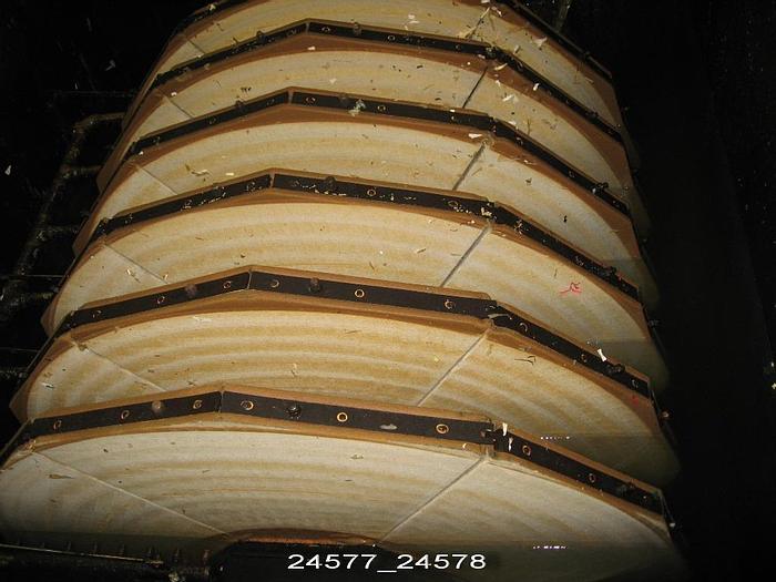 Used Aqua Aerobic ADP-6E Aqua Disk Filter, 6 Disk Fabric Media With Controller, Valves, Thickened Slurry Pump And Air Compressor. #24578