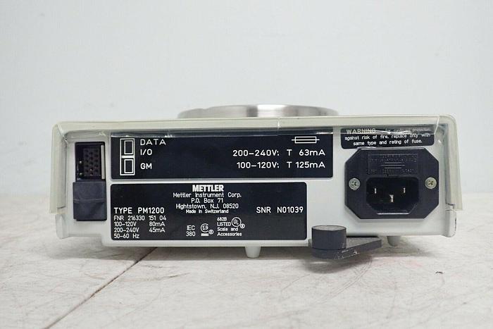 Used Mettler Type PM1200 Digital Lab Scale Balance