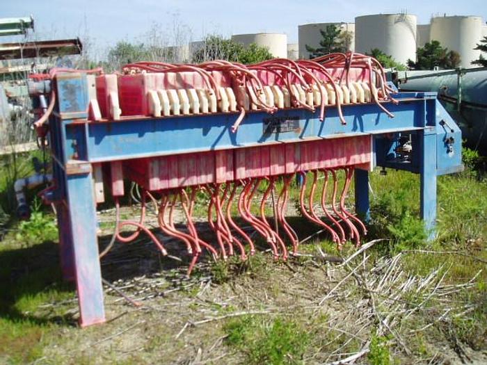 Used Filter, P&F, 30" X 30", PPL, Ontrac, 28 Plates, Recessed, #S732960