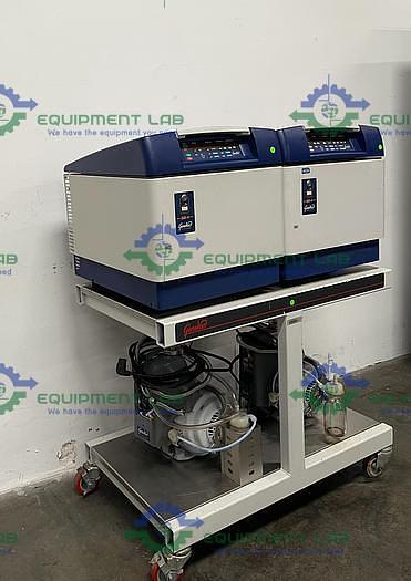 Used Set of 2 GeneVac  DD-4 Evaporation System w/ Edwards XDS5 Vacuum Pump
