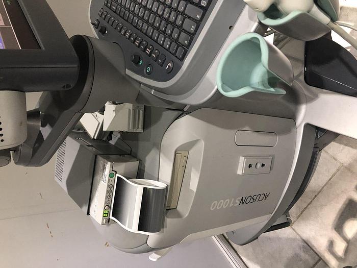 Used Siemens Acuson S1000 Ultraschallsystem mit 5 Sonden, Mitsubishi Drucker P95