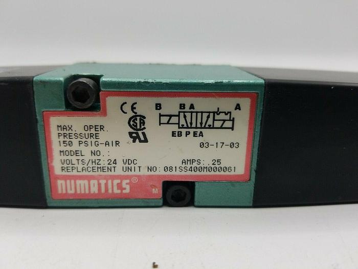 Used Numatics 150 PS1G-AIR Amps25