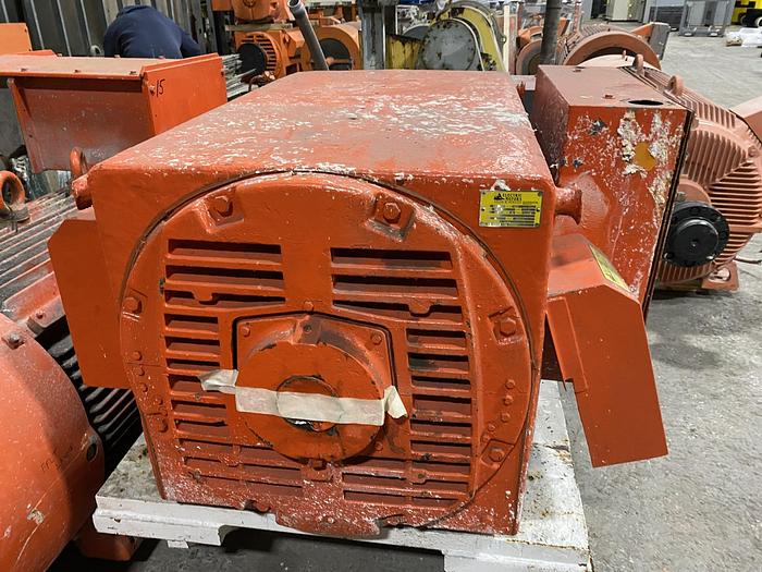Used 400 HP ELECTRIC MOTOR 720 RPM REFINER MOTOR REBUILT SPARE