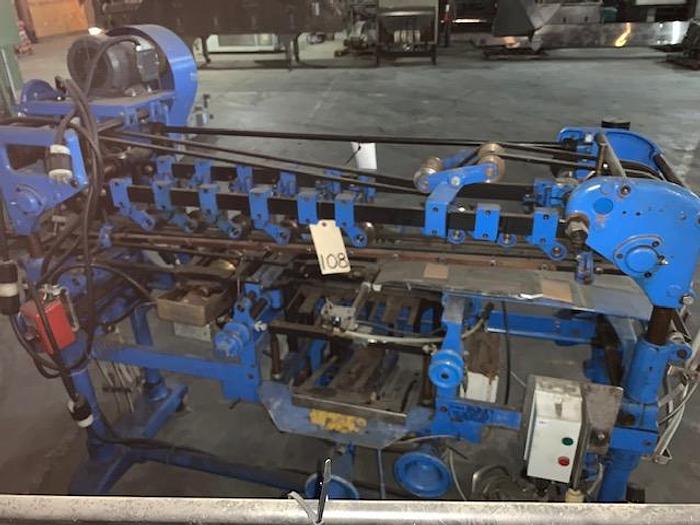 Used Standard -Knapp Roll-Through Can Labeler Model HOR-1