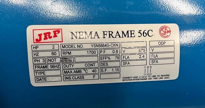 Used USED TWIN CITY CENTRIFUGAL FAN, 2 HP