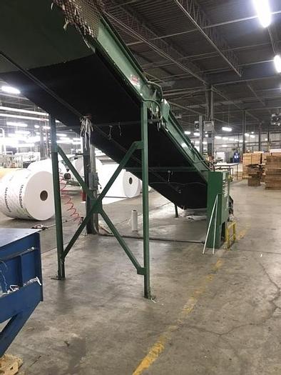 Used BLOAPCO 805 SERIES PIGGY BACK SHREDDER WITH CONVEYOR (NO BALER) S/N 960743 Pending JE