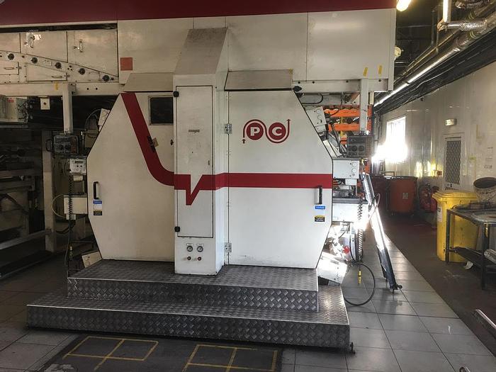 Used 40" (1.0M) PCMC VISION MAX 8 COLOR FLEXOGRAPHIC CI PRINTING PRESS