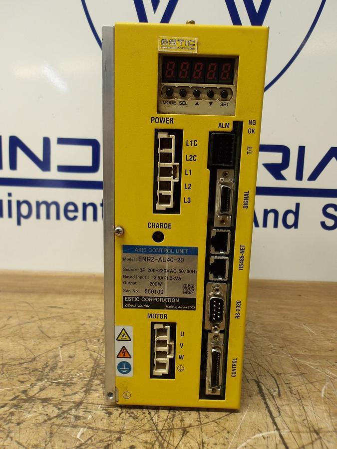 Used ESTIC ENRZ-AU40-20 AXIS CONTROL UNIT, #12171004G USED