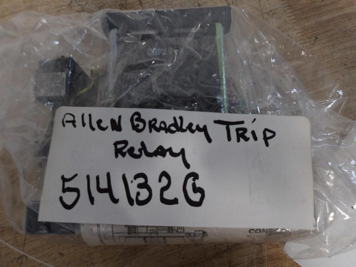 Used ALLEN BRADLEY 809-A01E INSTANTANEOUS TRIP RELAY, #514132G NEW