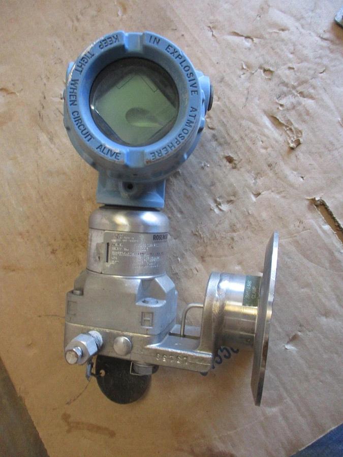 Used ROSEMOUNT 3051 PRESSURE TRANSMITTER, #971115J USED