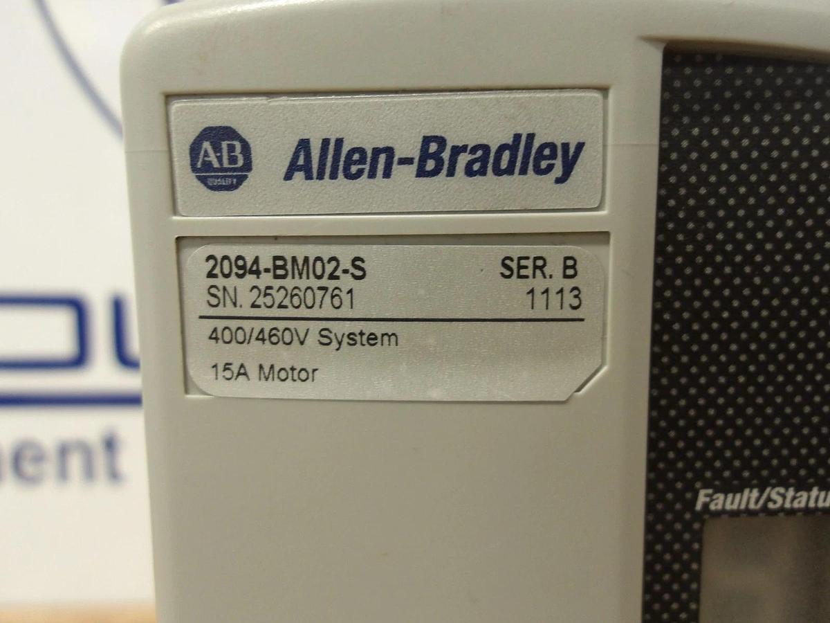 Used ALLEN BRADLEY 2094-BM02-S KINETIX 6000 AXIS, #4301144G PARTS ONLY