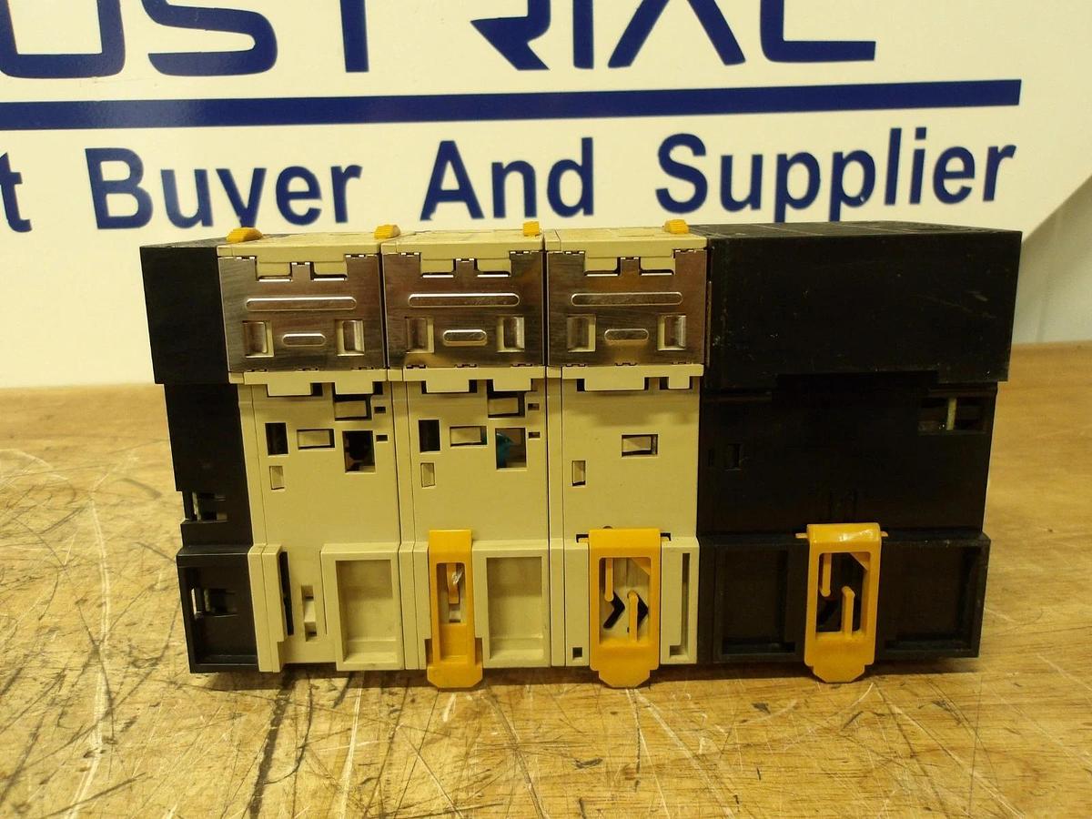 Used OMRON RACK W/ CARDS AND POWER SUPPLY CJ1W-PD025, #12301108G USED
