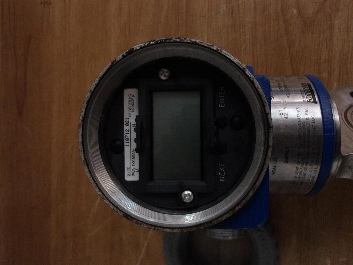 Used FOXBORO 4DP10-ALLB01F-M1 PRESSURE TRANSMITTER, 12.5/42 VDC, #1291145G USED